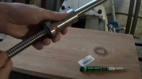 PM 940 cnc PT2 Y axis ball screw mount