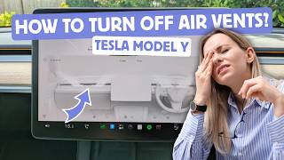 How to Turn Off Passenger Air Vents in Tesla Model Y (Keep Climate on Auto)
