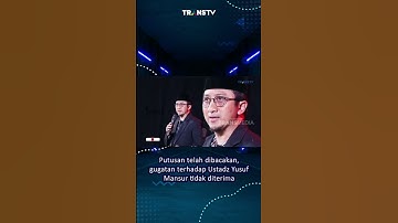 Gugatan terhadap USTADZ YUSUF MANSUR tidak diterima #Insert
