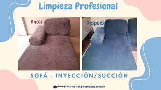 LIMPIEZA PROFESIONAL RESIDENCIAL-Ayudamos a nuestros clientes con Inyección/Succión-LIMPIEZAde SOFÁ.