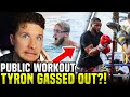 Is Tyron Woodley OUT OF SHAPE For The Jake Paul REMATCH?? | Paul Woodley 2 Open Workout BREAKDOWN