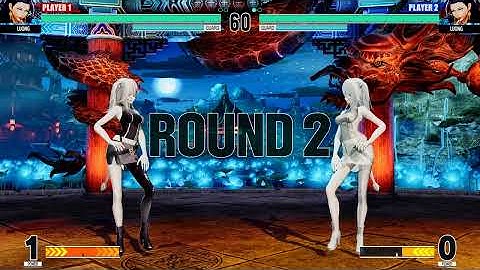 KOF XV | Luong 💥 Luong (mirror match) | Shishiro Botan mod | CPU vs CPU AI vs AI