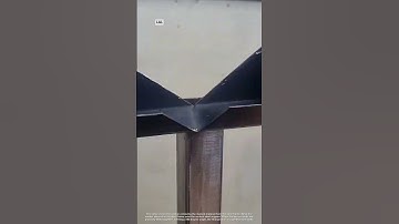 Technique for cutting right angles on steel tables