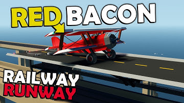 FIRST FLIGHT From Railway Runway! - Stormworks build and rescue