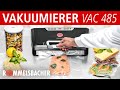 ROMMELSBACHER Vakuumierer ♥ VAC 485 ♥ Vakuumieren wie ein Profi - Einfach und effektiv Frischhalten