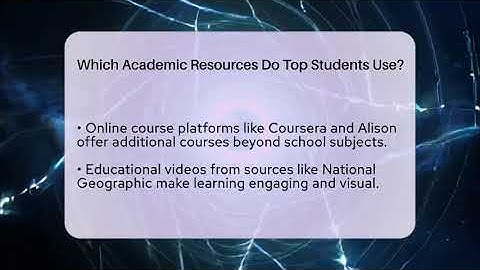 Which Academic Resources Do Top Students Use? - Steps to Sophomore Year