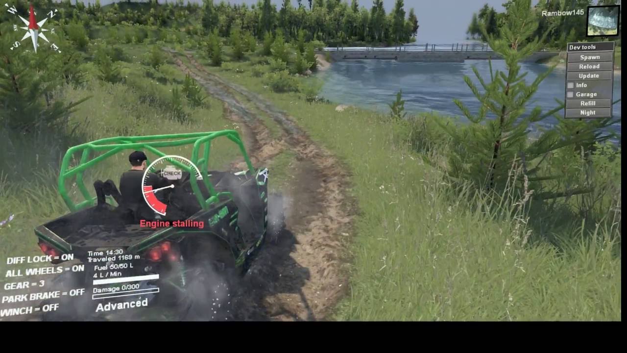 Live Stream Rambow145 Spintires and Goofing off