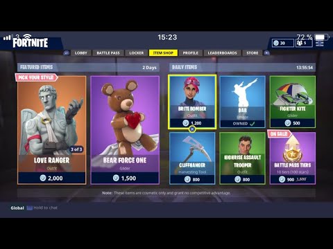new items in the shop fortnite battle royale valentines day february 15th - fortnite shop day
