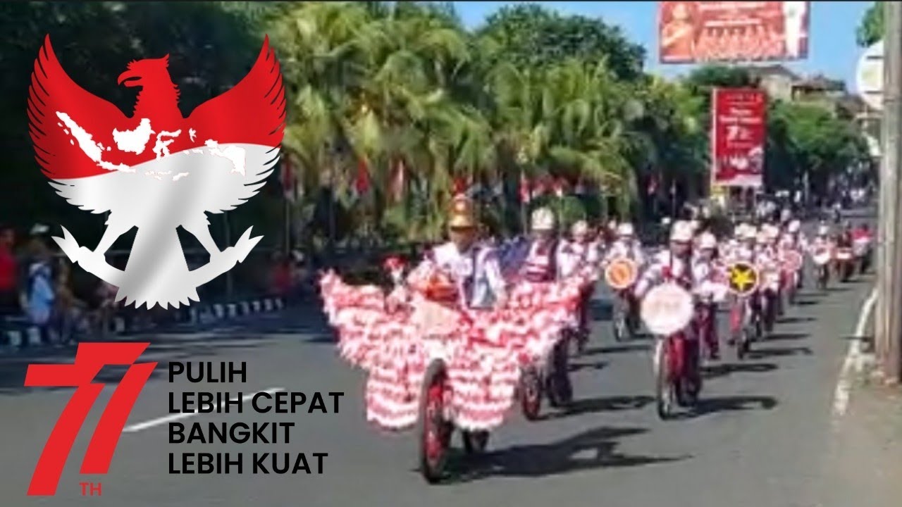 SD Negeri 6 Delod Peken Tabanan - Merayakan HUT RI ke 77 ( Pulih Lebih Cepat , Bangkit Lebih Kuat )