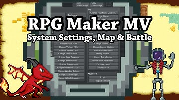 RPG Maker MV System Settings, Map and Battle