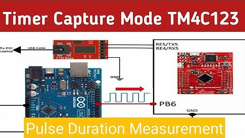 Pulse Duration Measurement using TM4C123 Timers in Input Edge Time Capture Mode