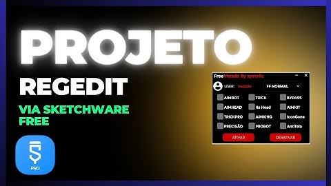 SAIU!!! PROJETO DE REGEDIT FLOATING SIMPLES ATUALIZADO VIA SKETCHWARE PRO 2024 🔥