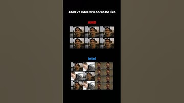 AMD vs Intel CPU be like #gaming #pcbuild