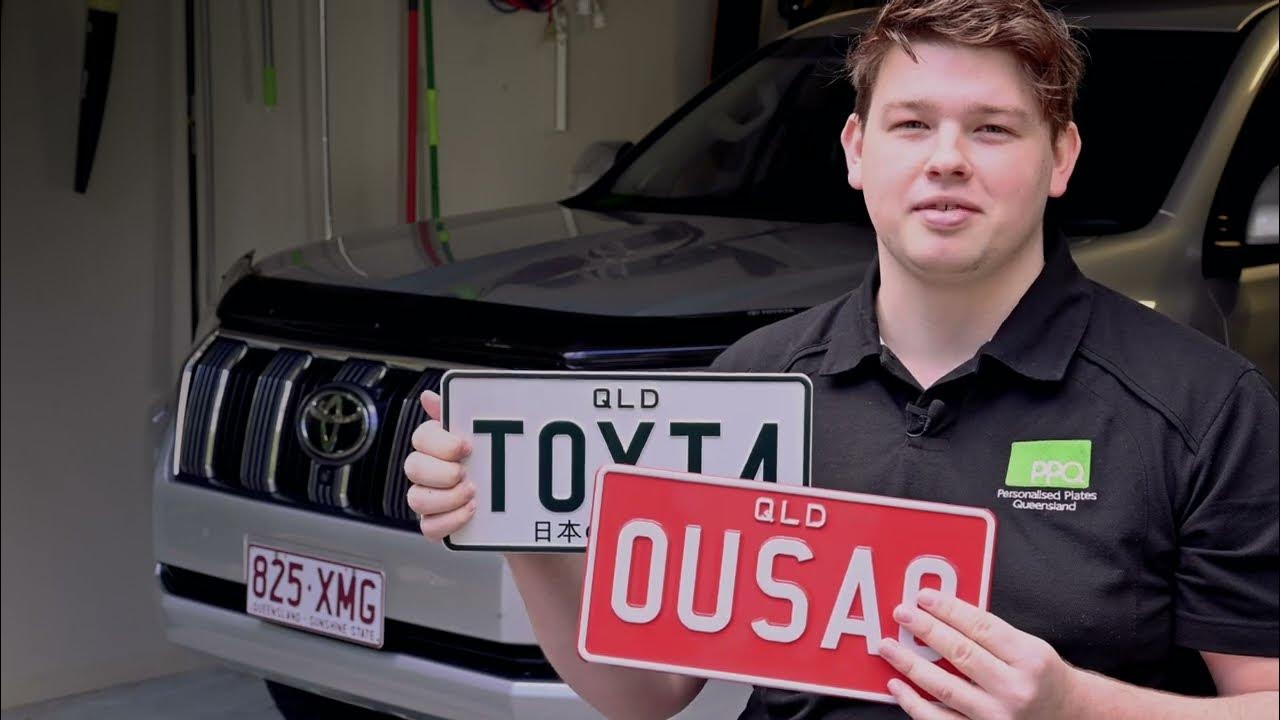 Personalised Plates Queensland How to Attach USA & JDM Plates YouTube