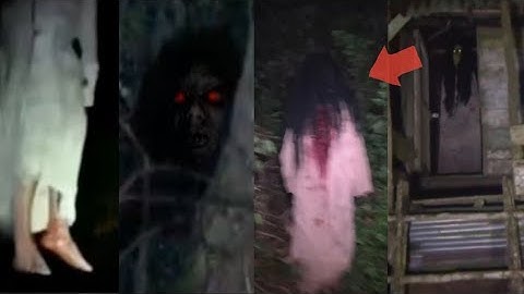 10 PENAMPAKAN HANTU PALING MENYERAMKAN DAN NYATA NENEK" DI HUTAN | HANTU TERSERAM DAN TERJELAS