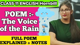 The voice of rain class 11|The voice of rain class 11 in hindi|Class 11 english screenshot 5
