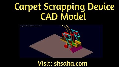 Carpet Scrapping Machine--Simulation