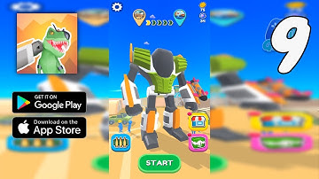 Mechangelion - Robot Fighting Gameplay Part 9 - Military (Android, IOS)