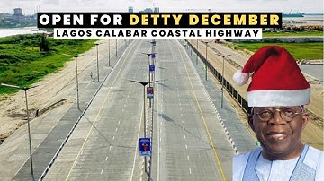 Lagos-Calabar kustweg eindelijk geopend voor DETTY DECEMBER