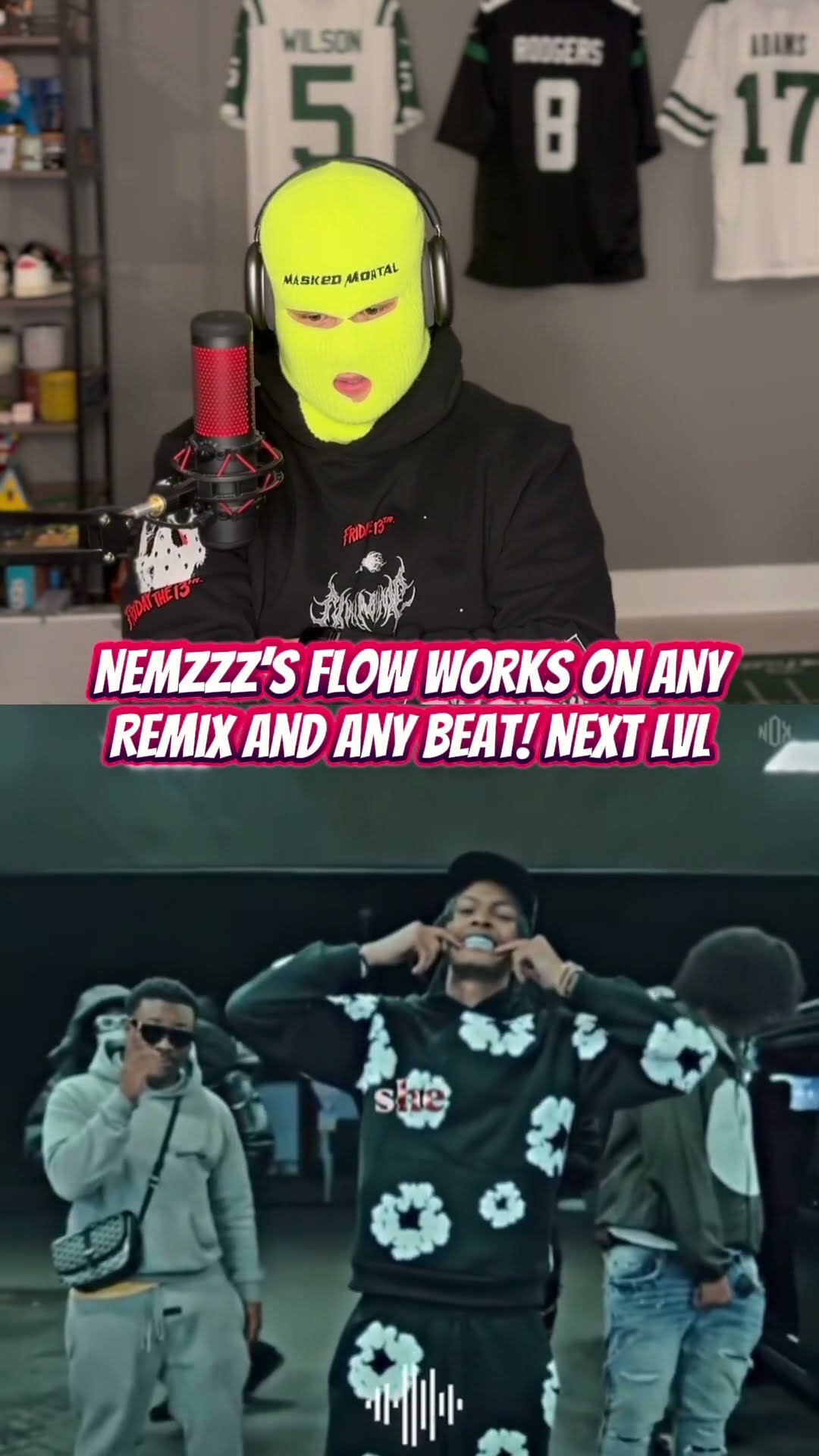 Nemzzz really makes any remix or beat sound good with his flow!