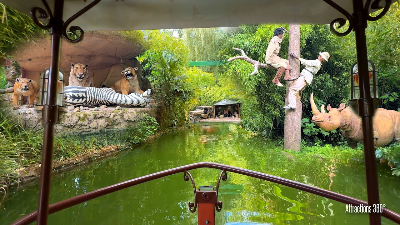 Africa Cruise - Jungle Cruise Knockoff Ride | Better than Disneyland's Jungle Cruise?