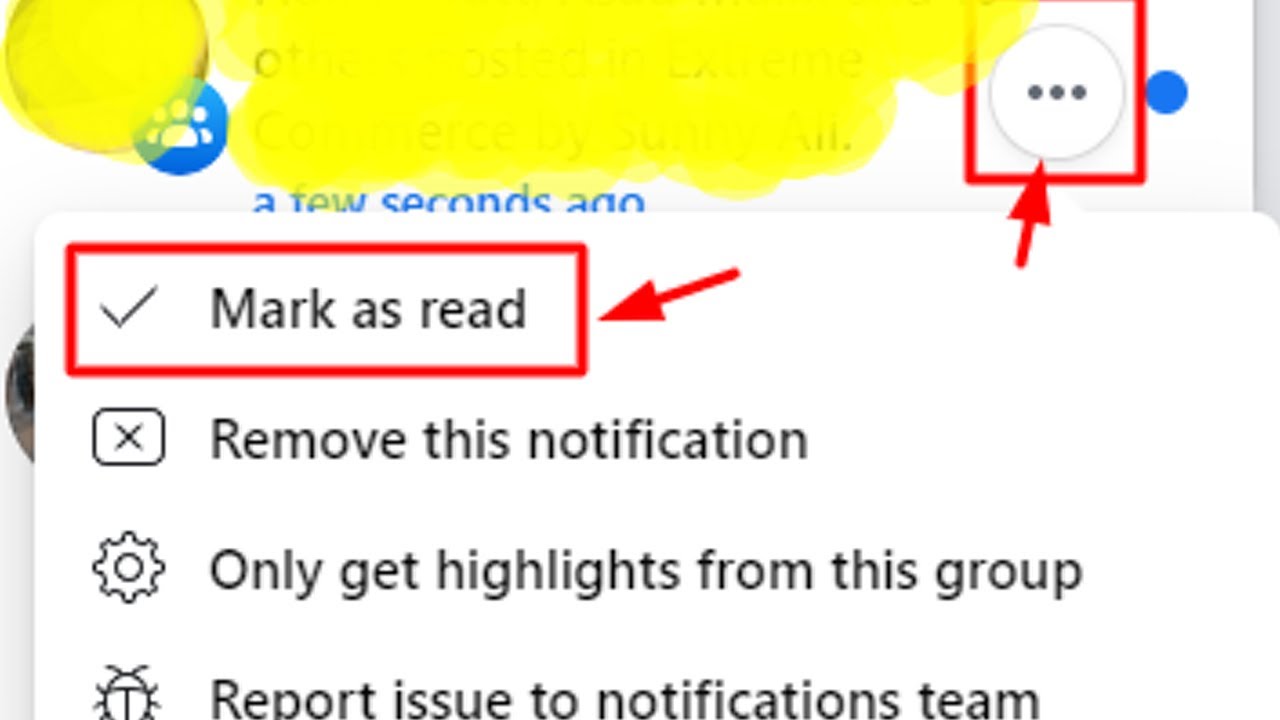 How To Mark Facebook Notifications As Read YouTube
