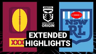 State of Origin 1990 | Game 3 | Extended Highlights | NRL