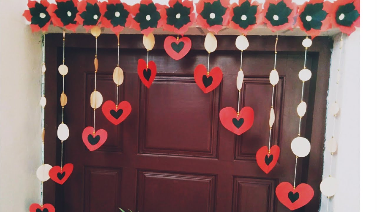 Door hanging|How to make door hanging at home |easy papper craft idea ...