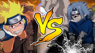 NARUTO(kyubi mode) VS SASUKE(cursed mark) - NARUTO SHIPPUDEN ULTIMATE NINJA 5 (PS2) screenshot 5