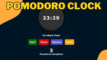 Build a Pomodoro Clock in JavaScript