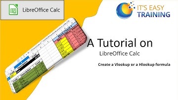 How to create a Vlookup and Hlookup formula in LibreOffice Calc