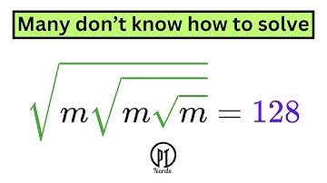 Germany | Viral Math Olympiad Problem | Can You Solve?@Pi-Nerds