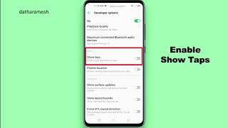 How to Enable or Disable Touch Pointer In Infinix Mobile #datharamesh