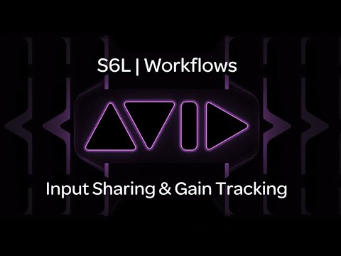 Avid VENUE | S6L Input Sharing and Gain Tracking