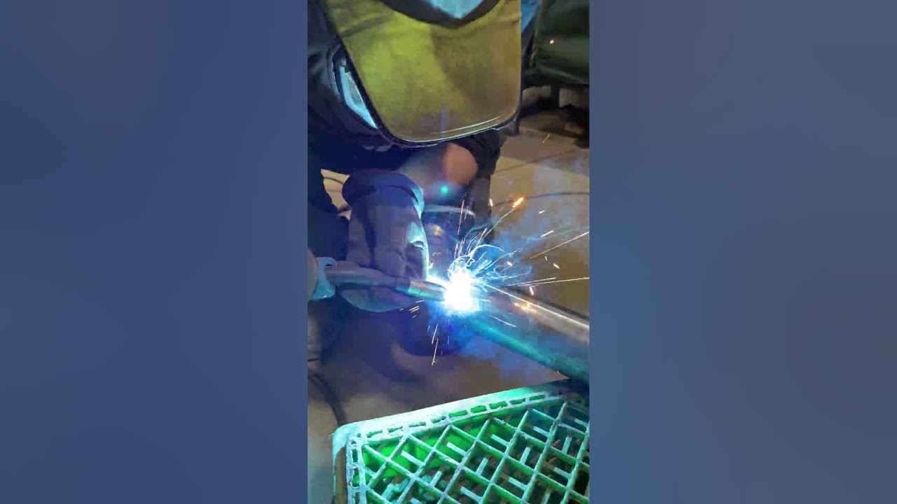 Welding 409 Stainless Steel Exhaust 2.5" Pipe - YouTube