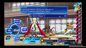 [DIGIMON STORY CYBER SLEUTH] Vs.Leopardmon (hard)