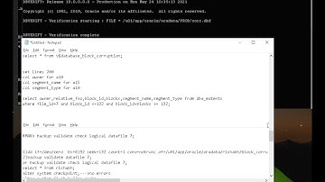 ORACLE block corruption and recovery easy guide ORACLE BLOCK CORRUPTION