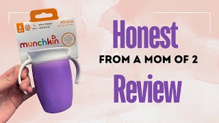 Munchkin Miracle 360 Sippy Cup - Is It ACTUALLY SPILLPROOF?? Best training cup for toddlers and baby