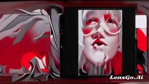 Created by FlaskArchitect Black, White and Red AI video | LensGo.ai