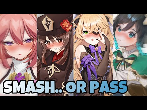 Smash or Pass Every Genshin Character (Speedrun)