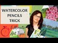 Watercolor Pencils Tutorial (Neat trick for beginners!)