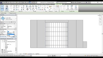 Curtain Walls in Revit Architecture Part 2 -  In English