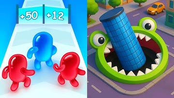 Join Blob Clash 3D VS Hole.io Max All Levels Gameplay Android,iOS NEW UPDATE