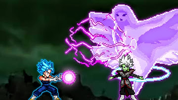 Vegito SSB DBFZ V2 OP (New) VS Fused Zamasu V2 OP (all form) in Jump Force Mugen
