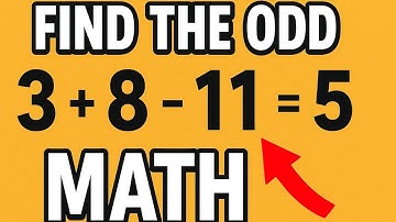 "Find The Odd Number! 🔥 Only 1% Can Solve This Math Puzzle" 