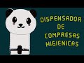 COMO hacer DISPENSANDOR de COMPRESAS/TOALLAS HIGIENICAS de CARTÓN facil