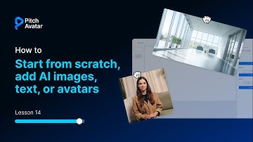 Lesson 14: How to Create AI Presentations From Scratch, add AI Images, Text or AI Avatar