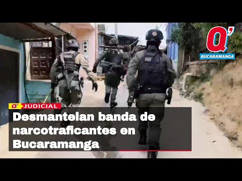 Desmantelan banda de narcotráfico en el barrio Girardot de Bucaramanga