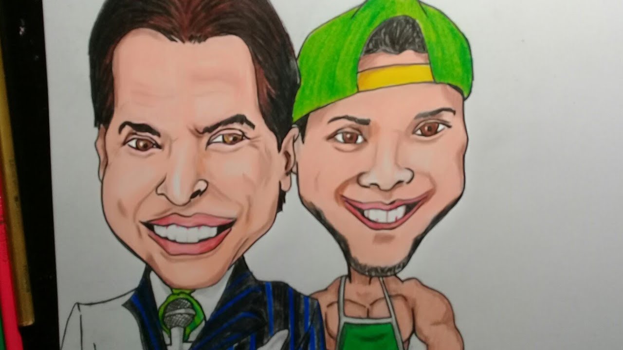 DESENHANDO CARICATURAS AO VIVO - LÉO STRONDA