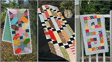 Quilted table runner design / different types of table runner by pop up fashion 🌹🌹